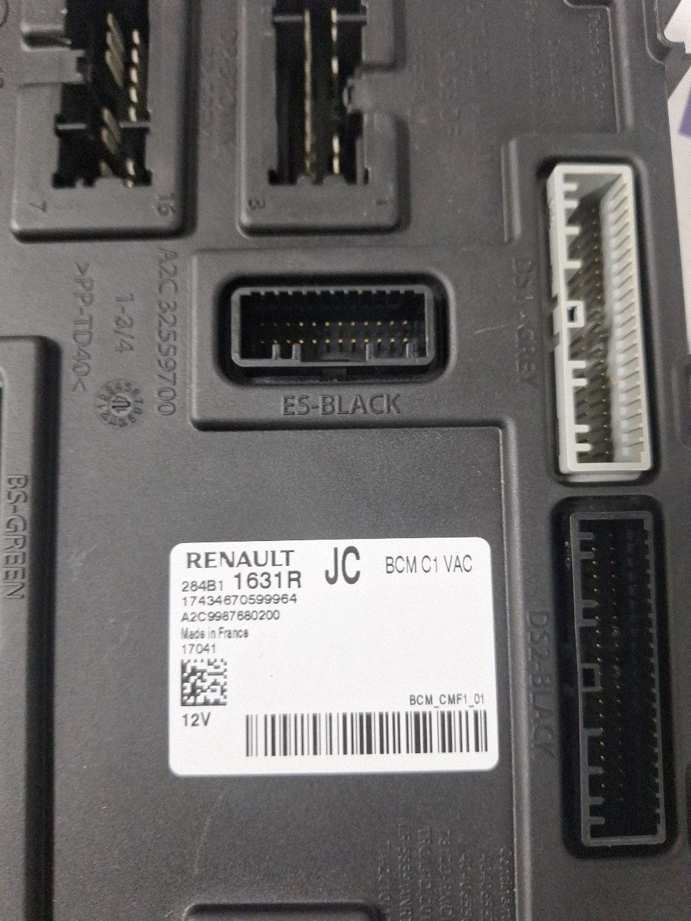 Calculator confort Renault Megane IV 2016 - 284B11631R