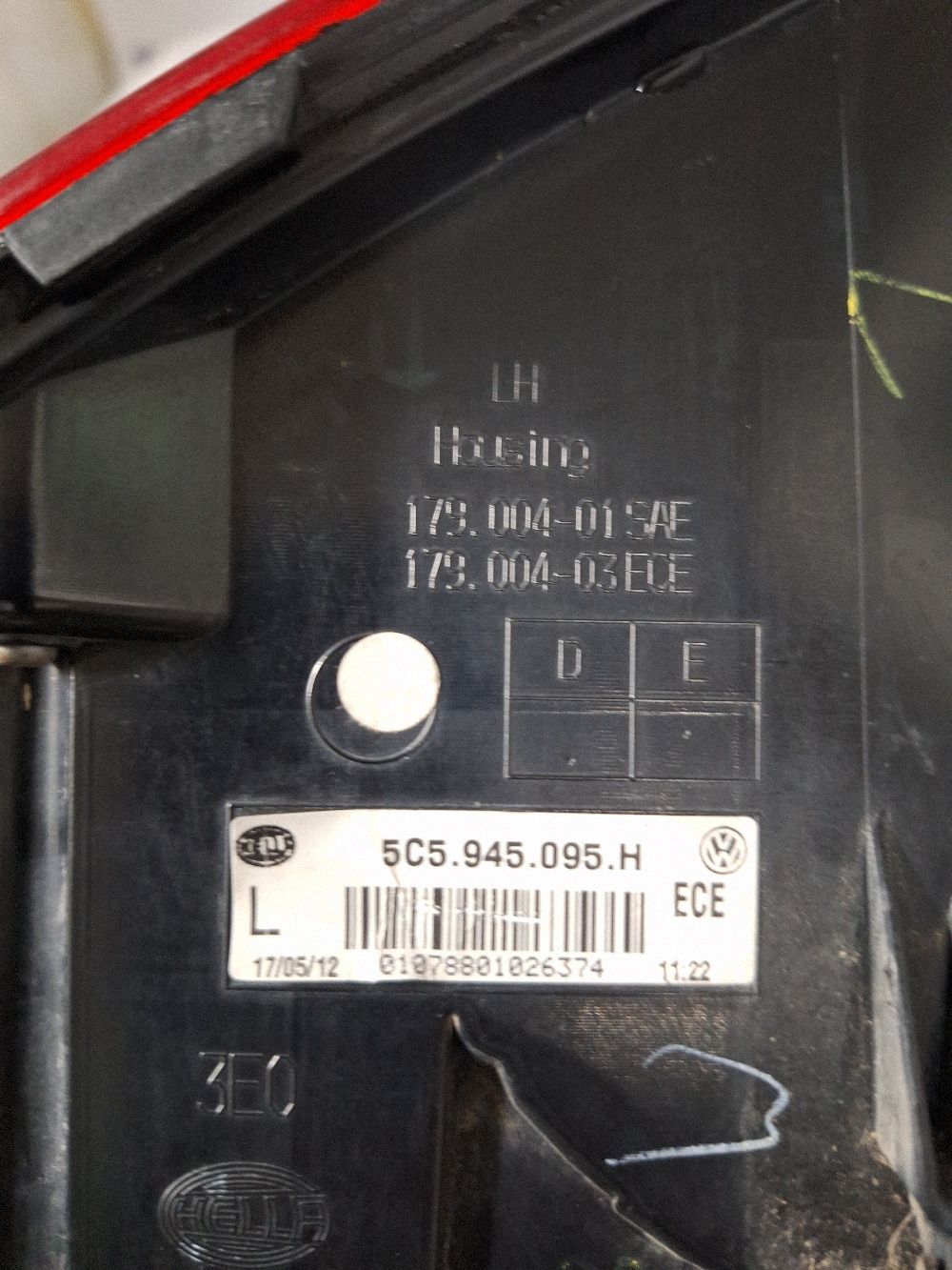 Stop Stanga spate Volkswagen Beetle A5 2012 - 5C5945095H 17900401S 179004030E