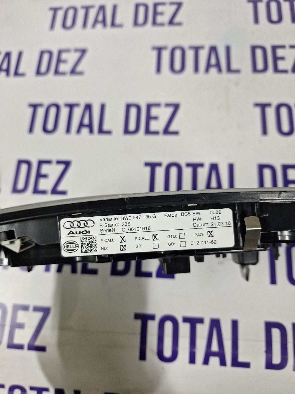Lumini interior Audi A4 S4 B9 2016 - 8W0947135G D4LDF 00101616 BC55W