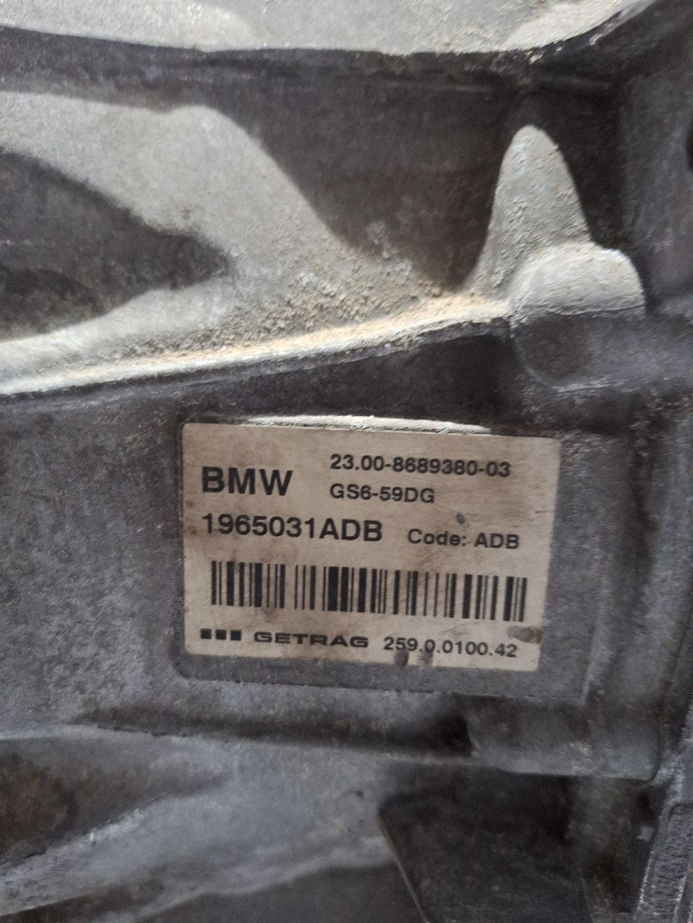 Cutie de viteze BMW X1 F48 F49 2017 - GS659DG 1965031ADB