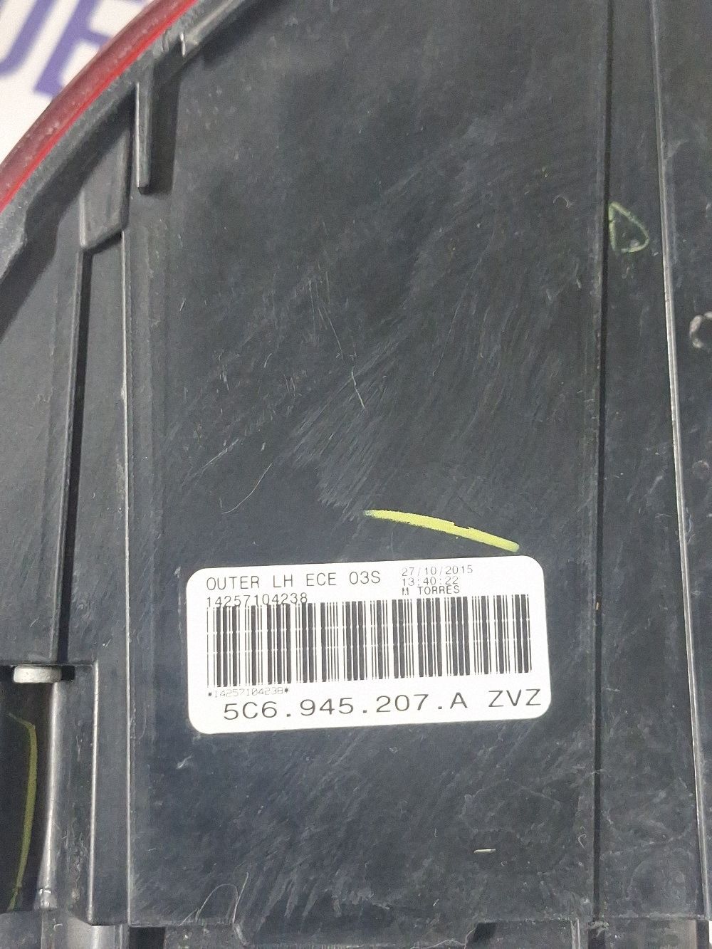 Stop Stanga spate Volkswagen Jetta VI 2014 - 5C6945207A 14257104238 277102015