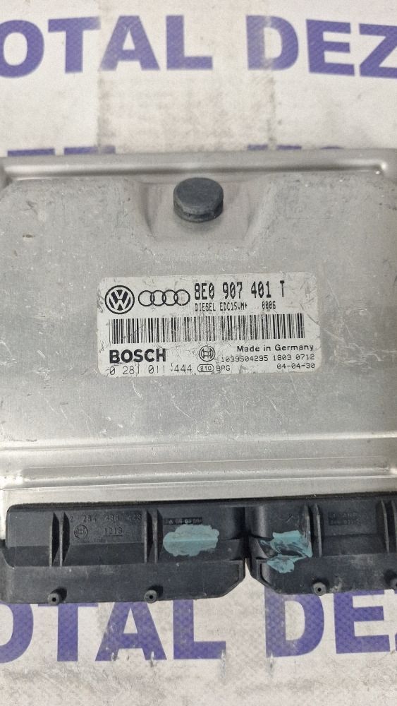 Calculator motor (ECU) Skoda Superb B5 (3U) 2007 - 8E0907401T 0281011444