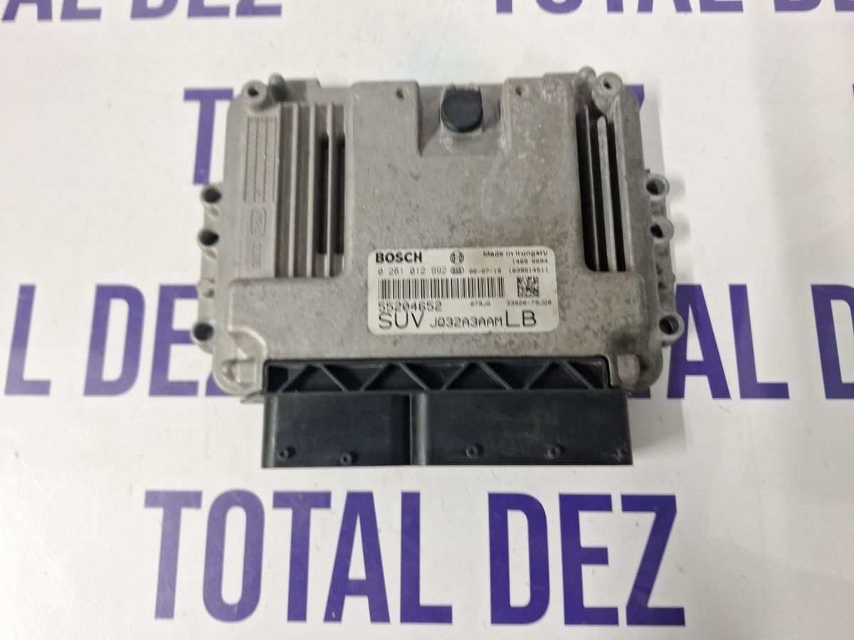 Calculator motor (ECU) Fiat Sedici 2007 - 0281012992 55204652 JU32A3AAM
