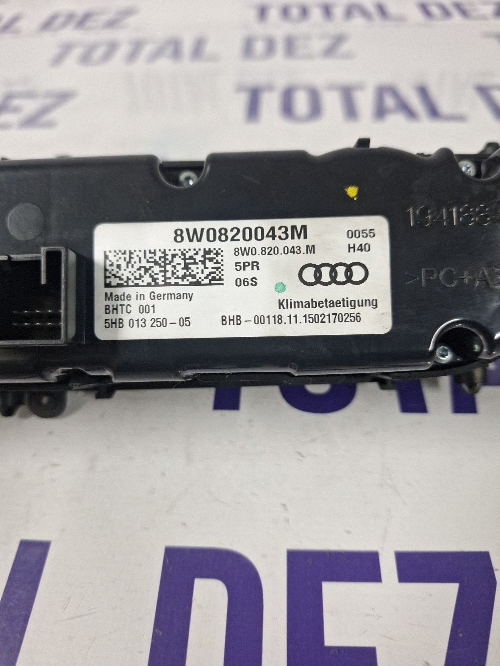 Panou comanda clima (Climatronic) Audi A4 S4 B9 2016 - 8W0820043M 5HB01325005