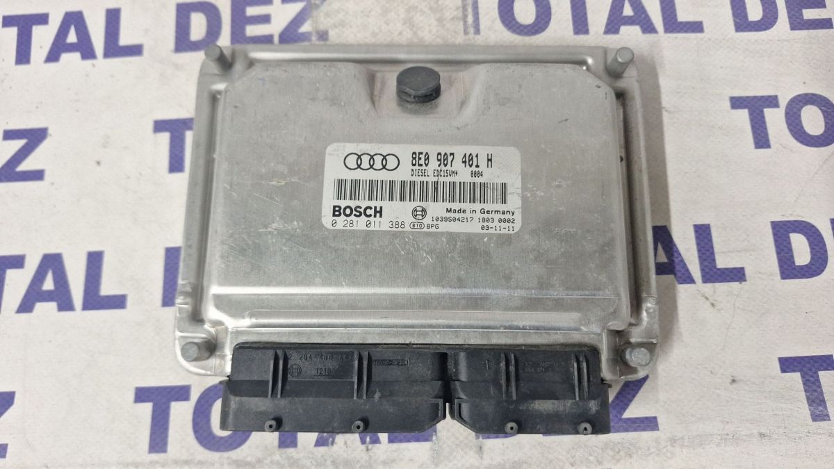 Calculator motor (ECU) Audi A6 Allroad C5 2003 - 8E0907401H 0281011388 1039S04217