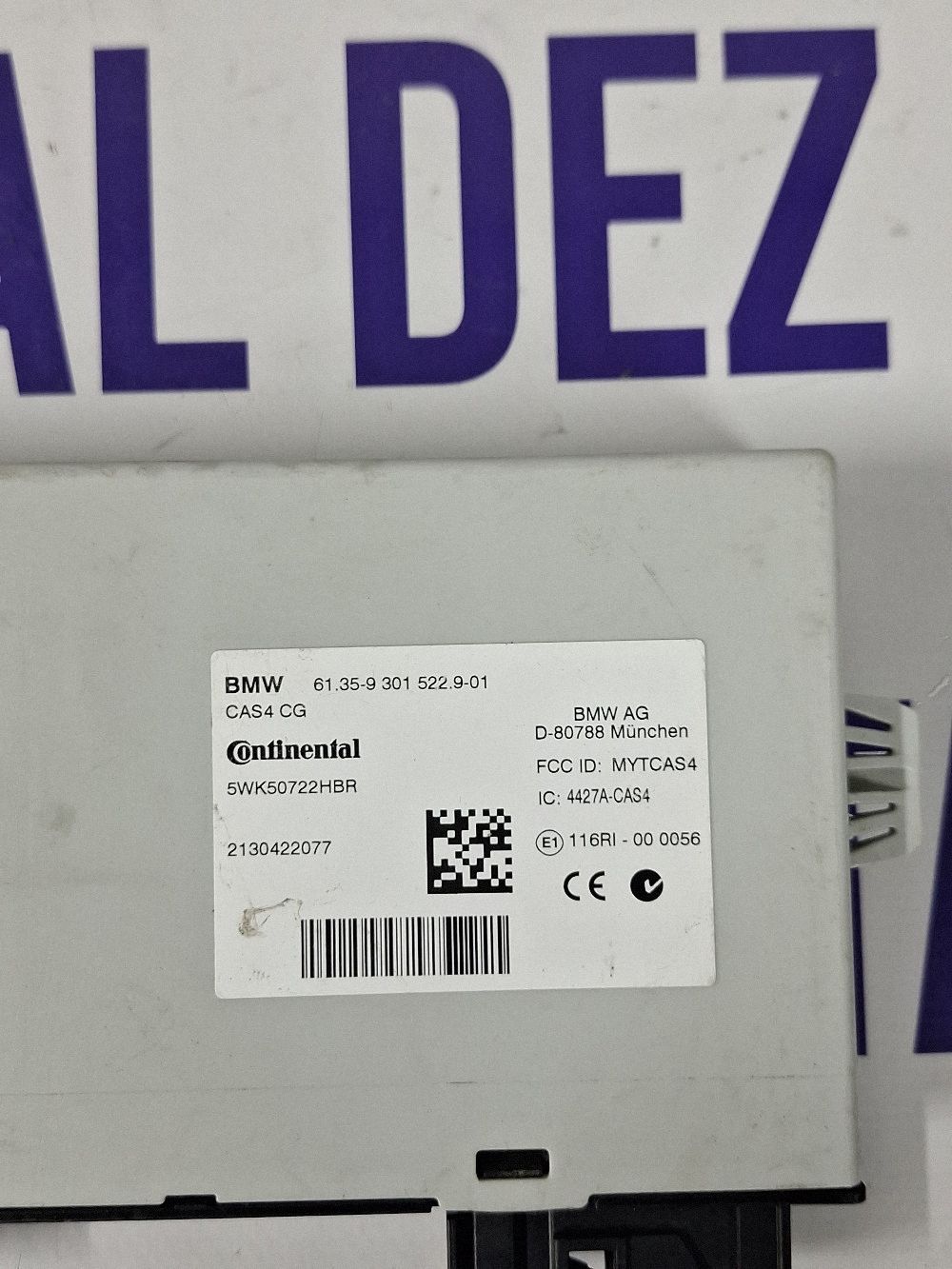 Modul inchidere centralizata BMW Series 5 F10 F11 2013 - 5WK50722HBR 93015229 2130422077