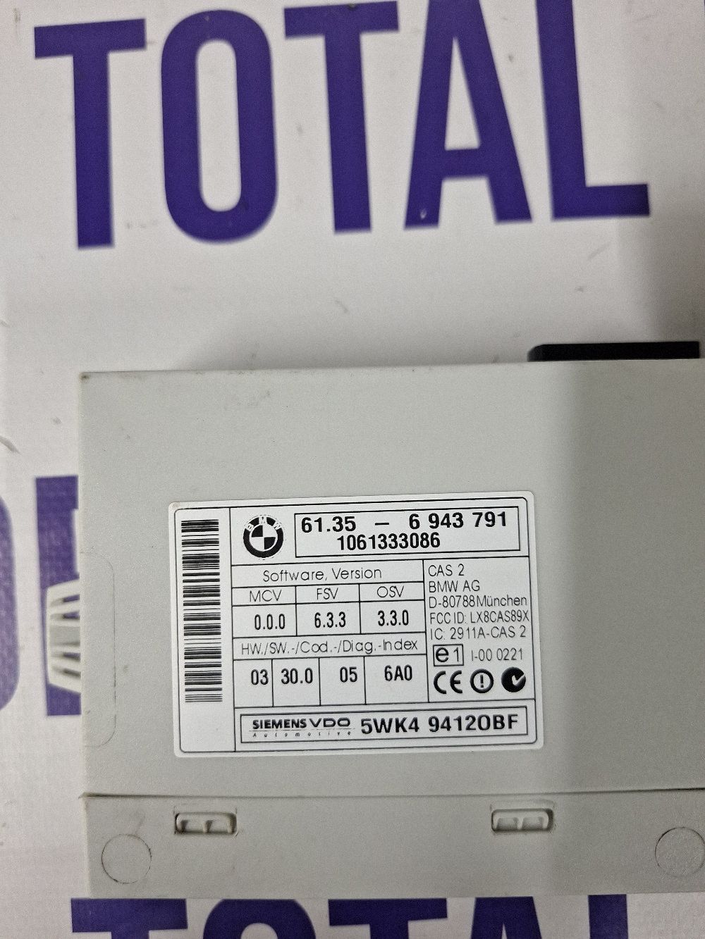 Modul inchidere centralizata BMW Series 3 E90 E91 2005 - 6943791 5WK494120BF 1061333086