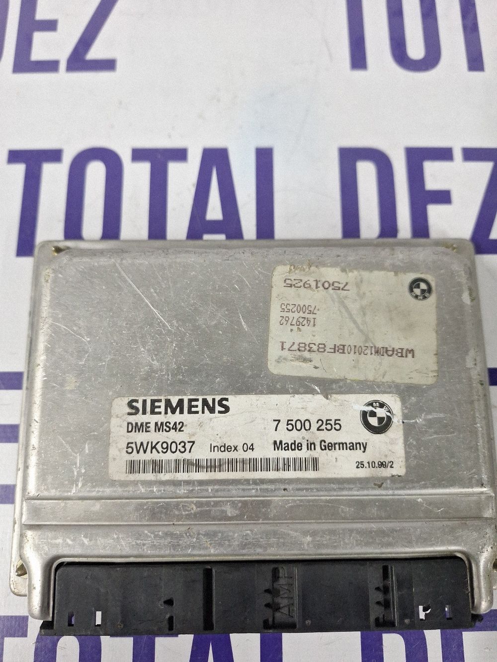 Calculator motor (ECU) BMW Series 5 E39 1999 - 7500255 5WK9037