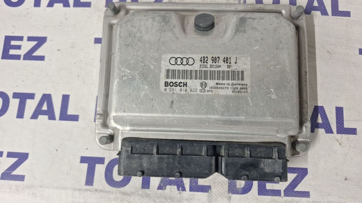 Calculator motor (ECU) Audi A6 S6 C5 4B 2001 - 4B2907401J 0281010822