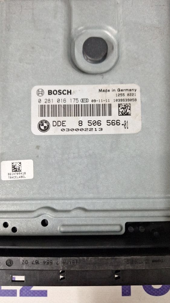 Calculator motor (ECU) BMW Series 3 E90 E91 2009 - 8506566 0281016175
