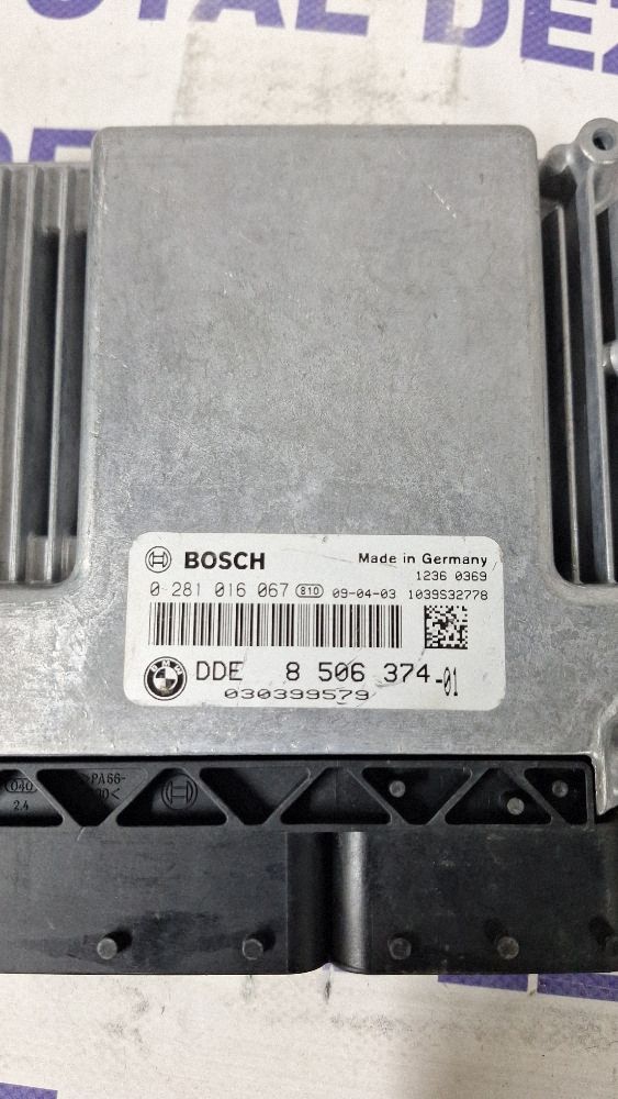 Calculator motor (ECU) BMW Seria 3 E90 E91 2009 - 0281016067 8506374