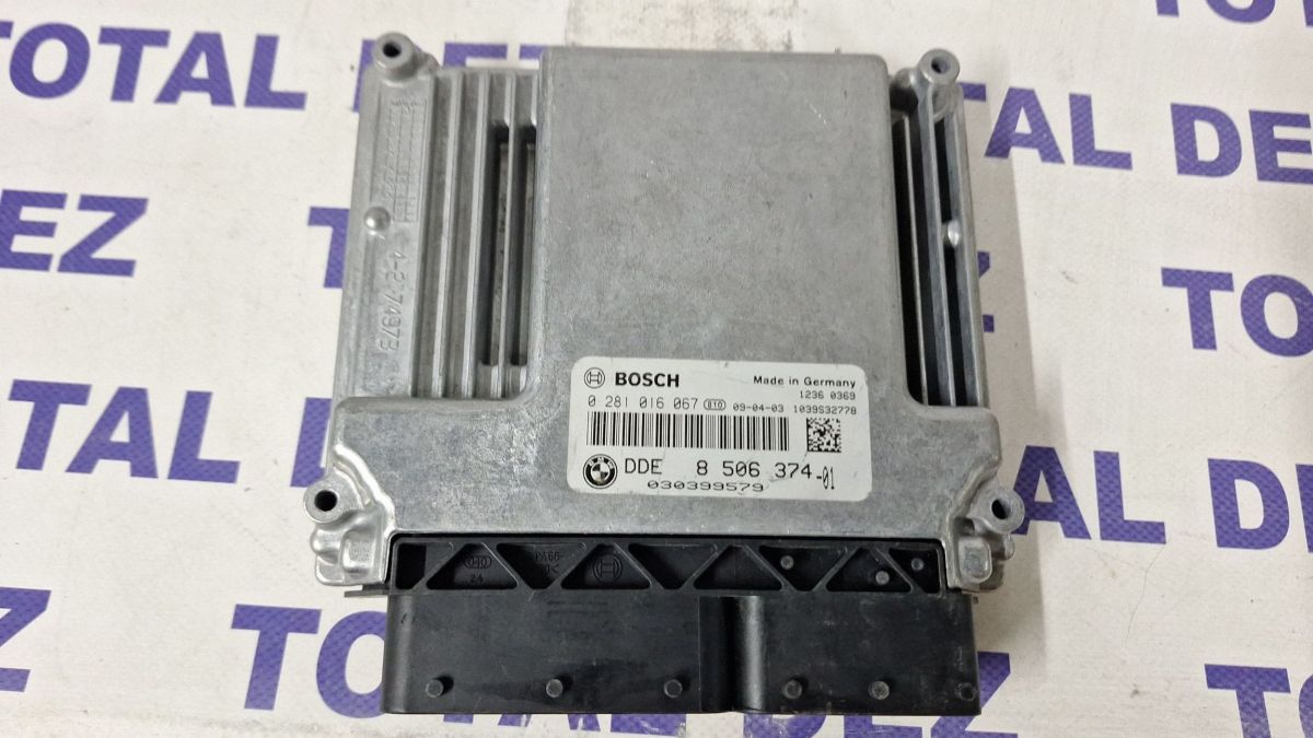 Calculator motor (ECU) BMW Seria 3 E90 E91 2009 - 0281016067 8506374