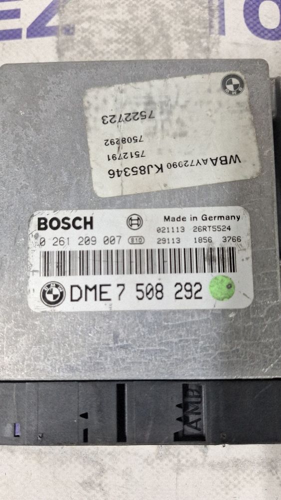 Calculator motor (ECU) BMW Seria 3 E46 2001 - 0261209007 7508292 26RT5524