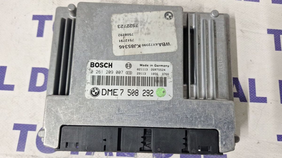 Calculator motor (ECU) BMW Seria 3 E46 2001 - 0261209007 7508292 26RT5524