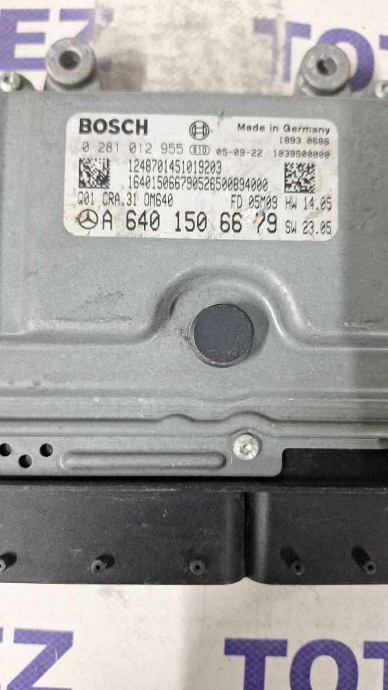 Calculator motor (ECU) Mercedes B-class W245 2007 - 1039S00000 A6401506679 0281012955