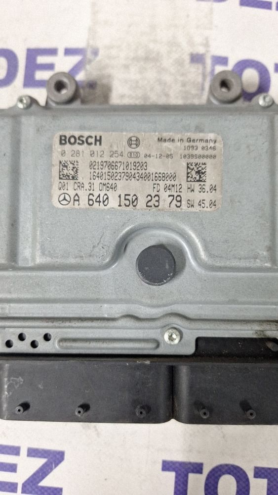 Calculator motor (ECU) Mercedes A-class W169 2004 - A6401502379 0281012254