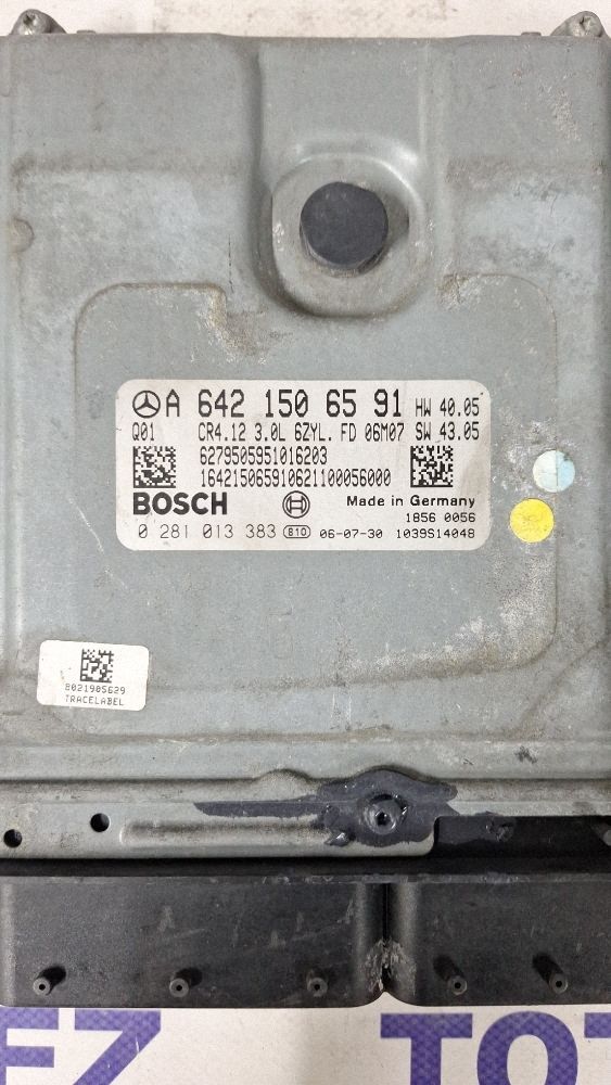 Calculator motor (ECU) Mercedes ML-class 2007 - A6421506591 0281013383