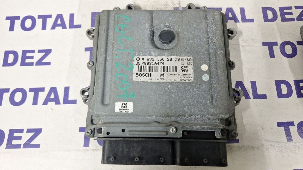Calculator motor (ECU) Mitsubishi Colt 2005 - P8631A474 0281014364 A6391502979