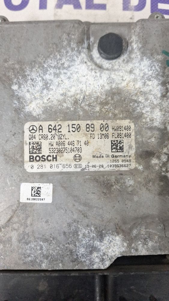 Calculator motor (ECU) Mercedes S-class 2012 - A6421508900 0281016656