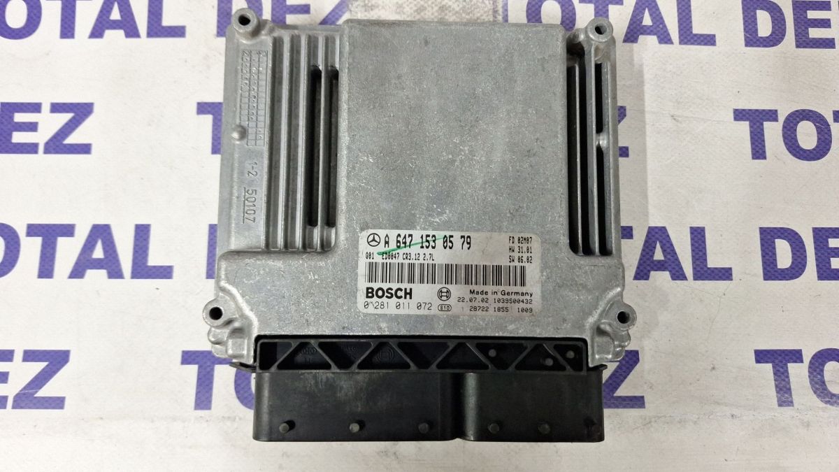 Calculator motor (ECU) Mercedes E-class 2005 - A6471530579 0281011072 1039S00432