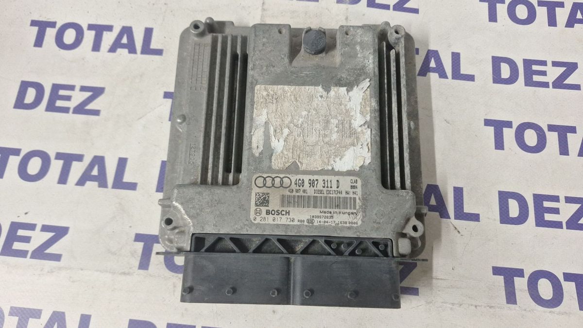 Calculator ECU Audi A6 S6 C7 4G 2013 - 4G0907311D 0281017730 4G8907401