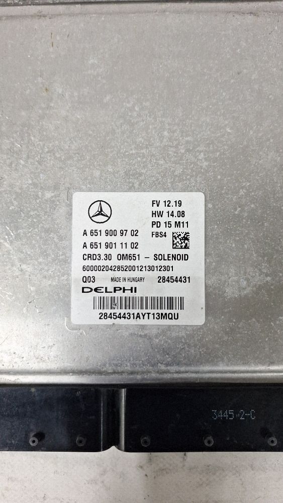 Calculator motor (ECU) Mercedes A-class W176 2015 - A6519009702 A6519011102