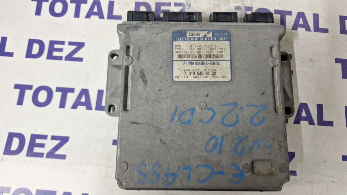 Calculator motor (ECU) Mercedes E-class 1997 - A0195459432 R04010012D