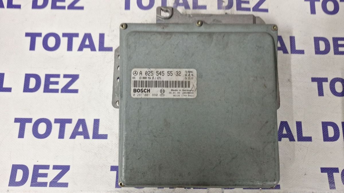 Calculator motor (ECU) Mercedes E-class 1999 - A0255455532 0281001880 17400021