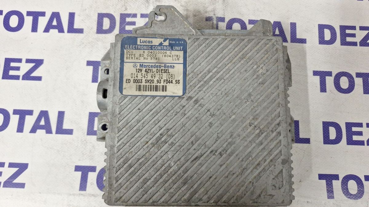 Calculator motor (ECU) Mercedes C-class W202 1998 - 0145454932 R04010006C