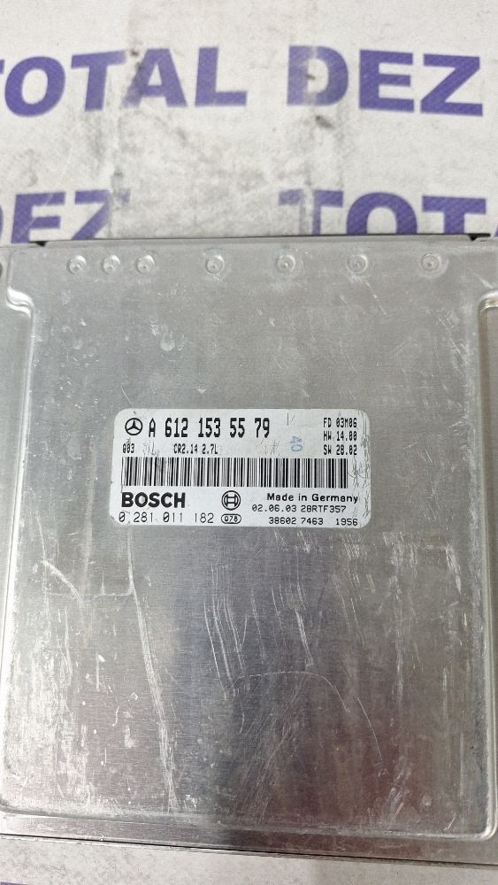 Calculator motor (ECU) Mercedes CLK-class A209 C209 2005 - A6121535579 0281011182