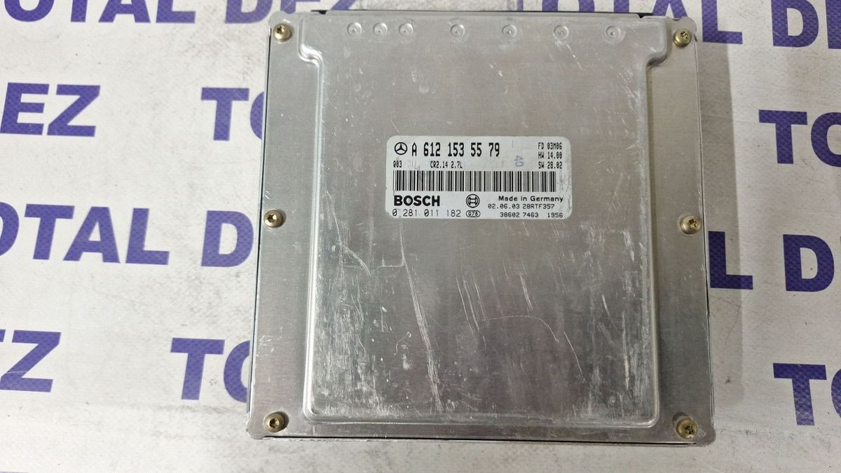 Calculator motor (ECU) Mercedes CLK-class A209 C209 2005 - A6121535579 0281011182
