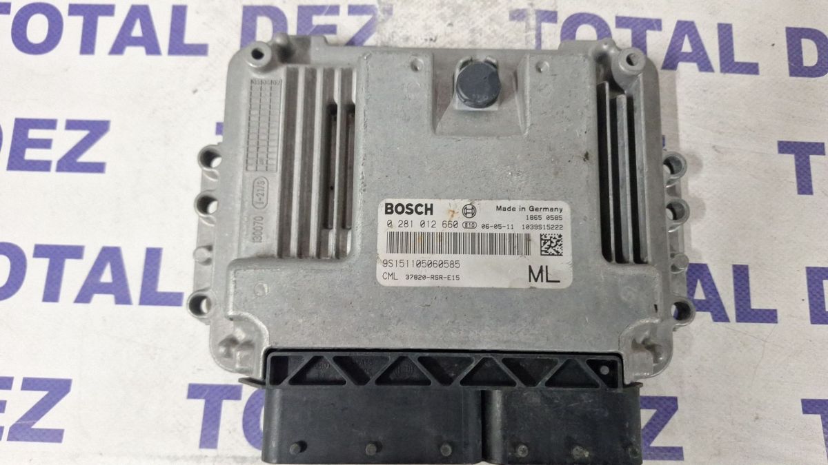 Calculator motor (ECU) Honda Civic 2006 - 0281012660 37820RSRE15 1039S15222