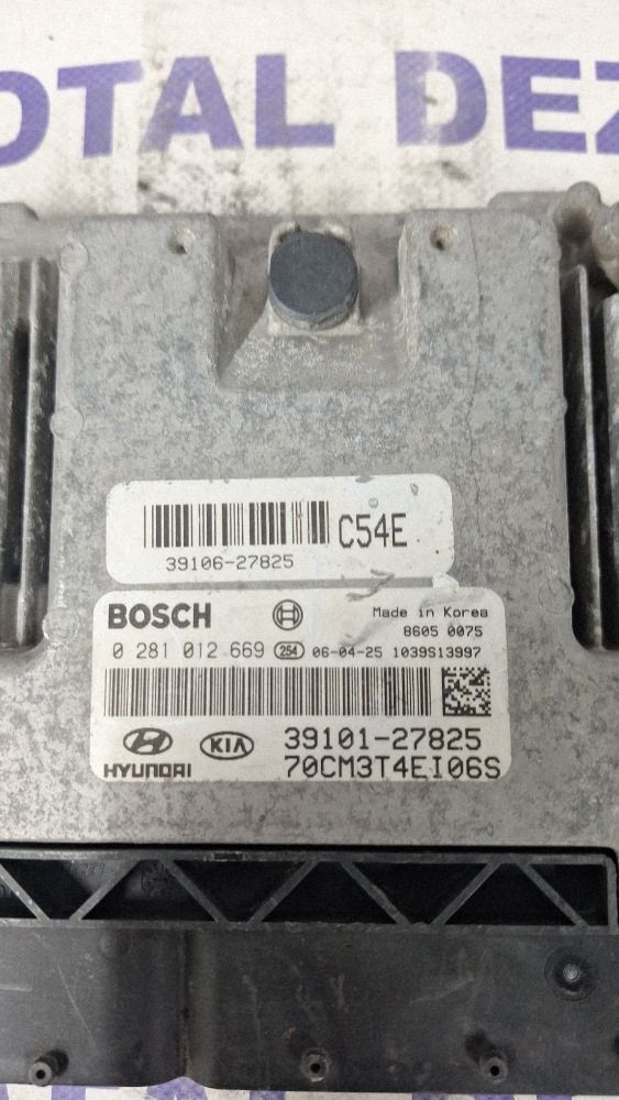 Calculator motor (ECU) Hyundai Santa Fe Grand Santa Fe 2006 - 3910127825 0281012669 3910627825