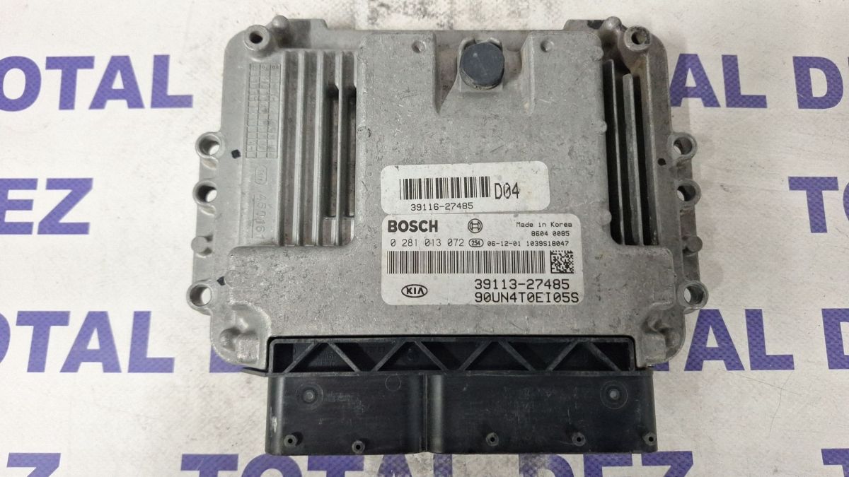 Calculator motor (ECU) Kia Carens II 2008 - 3911327485 0281013072 3911627485