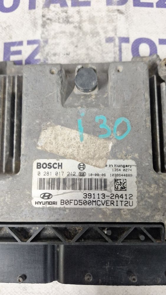 Calculator motor (ECU) Hyundai i30 2011 - 391132A412 0281017212