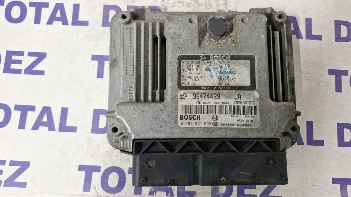 Calculator motor (ECU) Chevrolet Captiva 2006 - 0281012695 96474429 0281003635