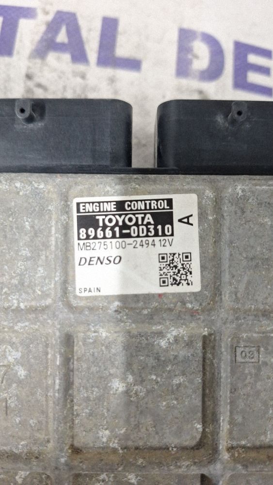 Calculator motor (ECU) Toyota Yaris 2006 - 896610D310 MB2751002494