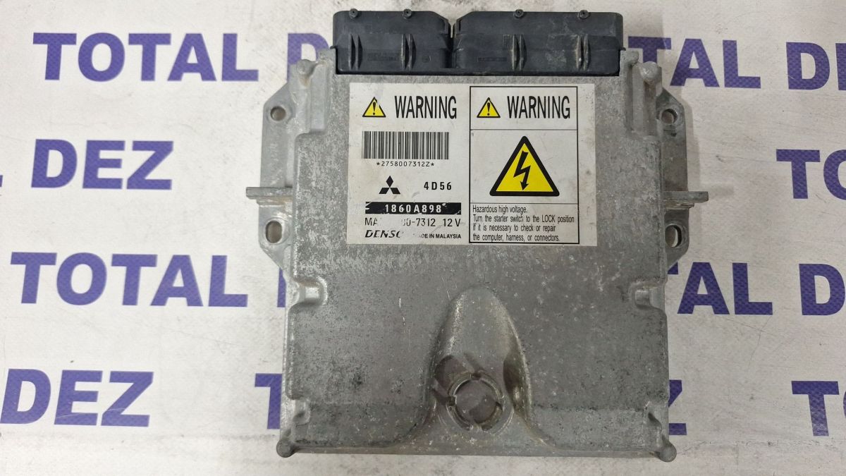 Calculator motor (ECU) Mitsubishi L200 L300 L400 Space Gear 2010 - 1860A898 2758007312