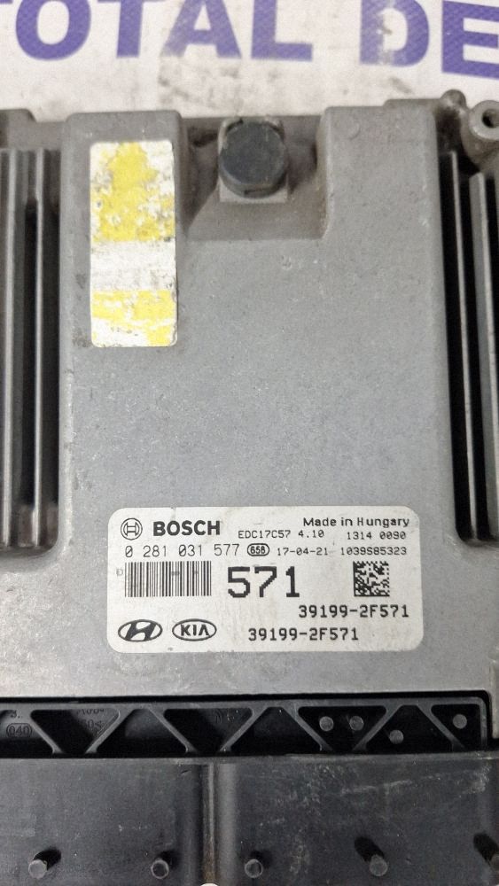 Calculator motor (ECU) Hyundai Tucson TL 2017 - 391992F571 0281031577