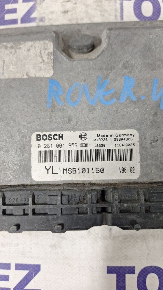 Calculator motor (ECU) Rover 45 2004 - 0281001956 MSB101150 28SA4306