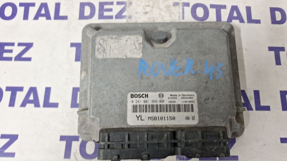 Calculator motor (ECU) Rover 45 2004 - 0281001956 MSB101150 28SA4306