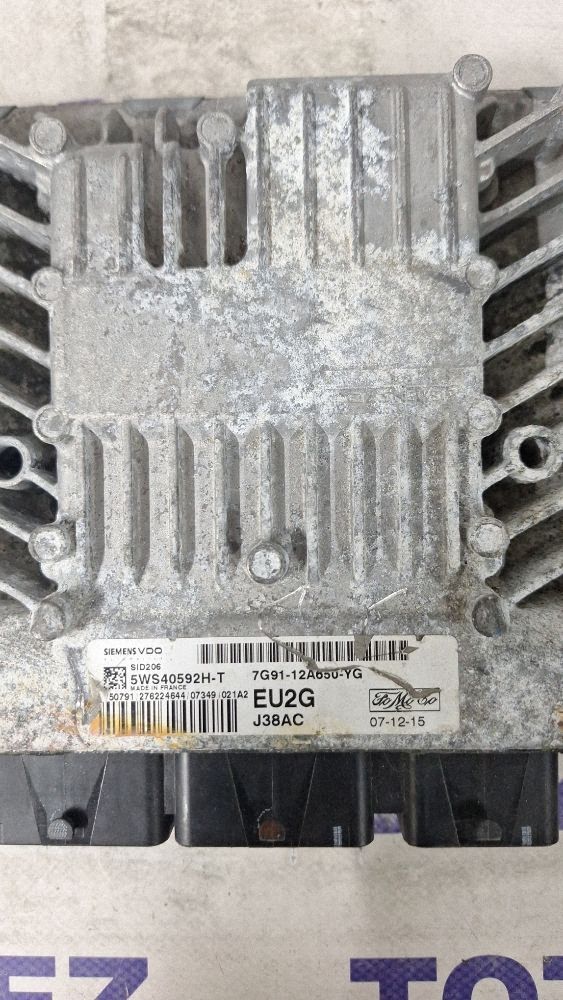 Calculator motor (ECU) Ford Mondeo MK IV 2007 - 7G9112A650YG 5WS40592HT