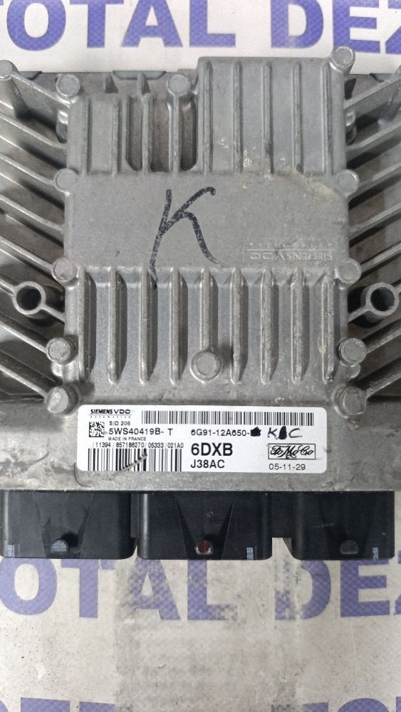 Calculator motor (ECU) Ford Galaxy 2007 - 6G9112A650KC 6G9112A650L 5WS40419BT