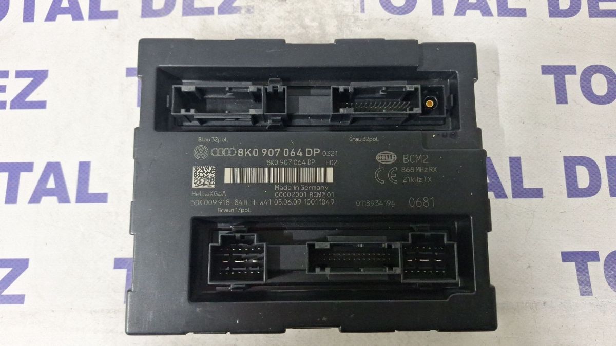 Calculator confort Audi A4 S4 B8 8K 2008 - 8K0907064DP 5DK00991884