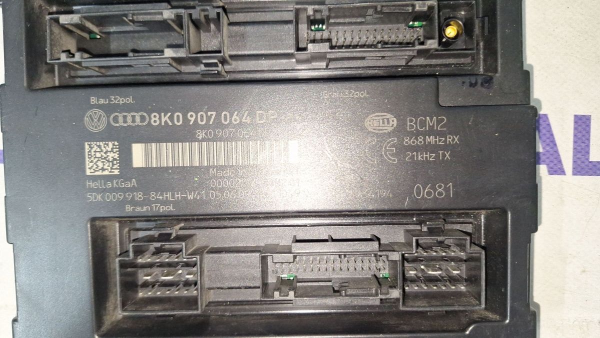 Calculator confort Audi A4 S4 B8 8K 2008 - 8K0907064DP 5DK00991884