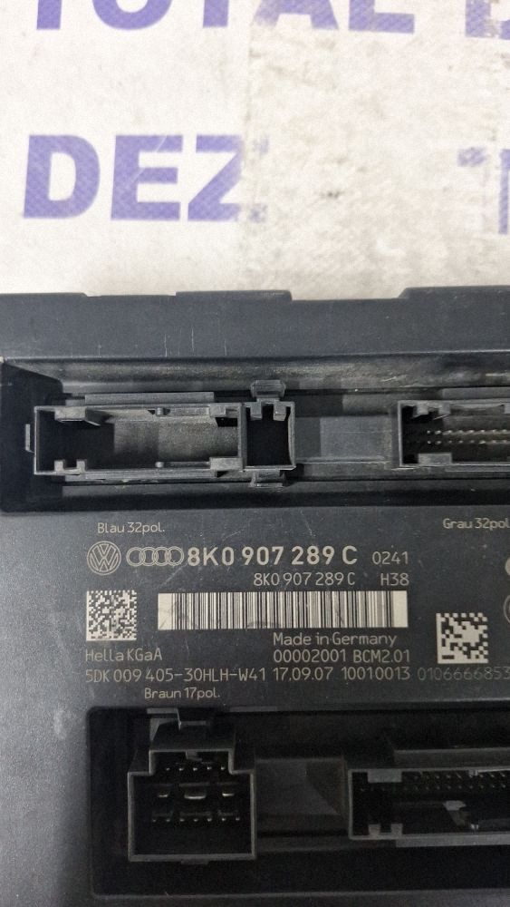 Calculator confort Audi A5 S5 8T 8F 2008 - 8K0907289C 5DK00940530