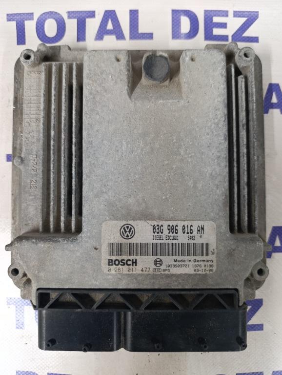 Calculator Motor (ECU) Volkswagen Golf 5 (1K1) 2.0 TDI 140CP (BKD) - 03G906016AN / 0281011477