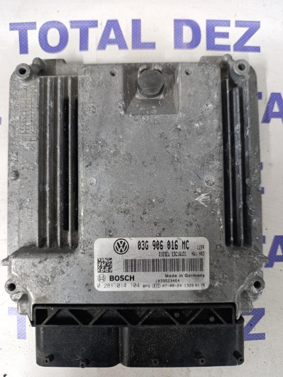 Calculator Motor (ECU) Skoda Superb 1 (3U4) 1.9 TDI 115CP (Cod motor BPZ) - 03G906016MC / 0281014104