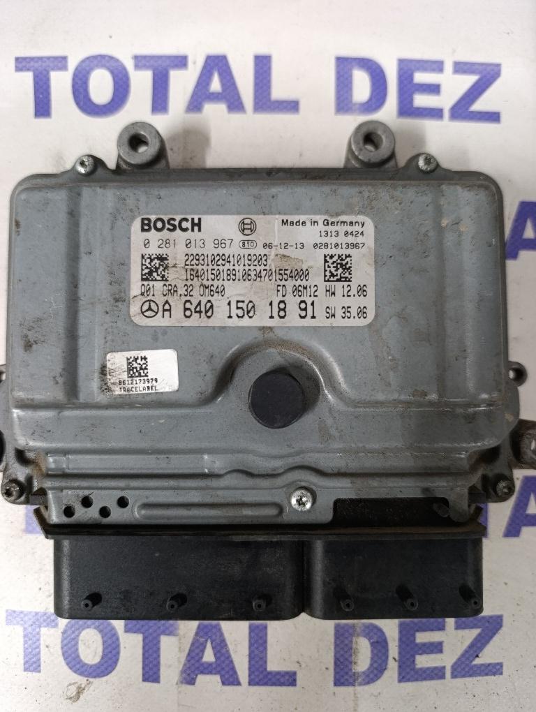 Calculator Motor (ECU) Mercedes-Benz B-Class (W245) B 180 CDI / B 200 CDI - 0281013967 / A6401501891
